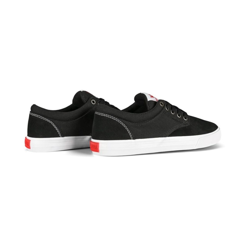 Sapato De Skate Supra Chino Preto/vermelho/branco