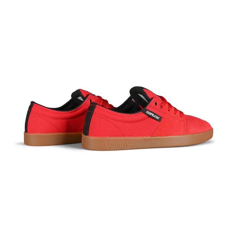 Tênis De Skate Supra Stacks Ii Vermelho/goma