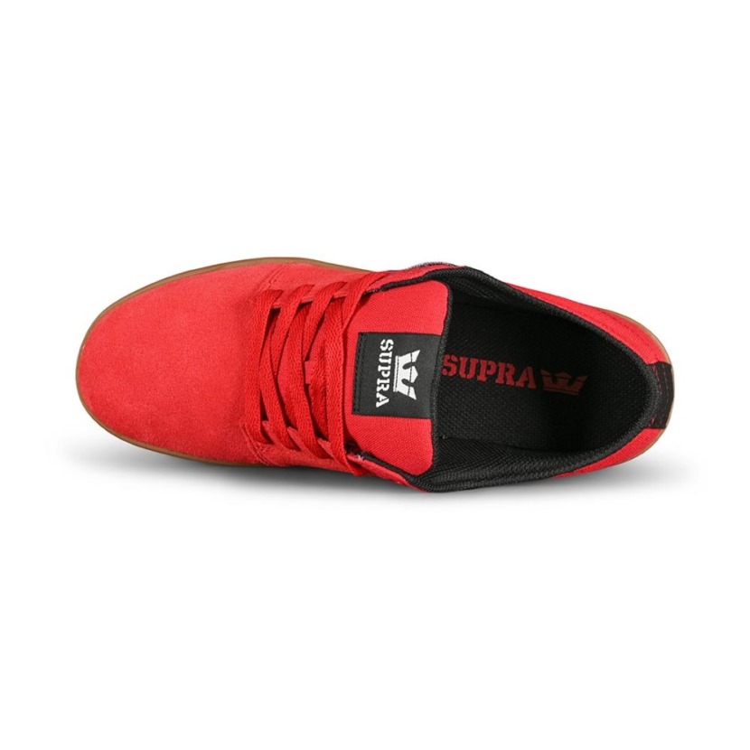 Tênis De Skate Supra Stacks Ii Vermelho/goma