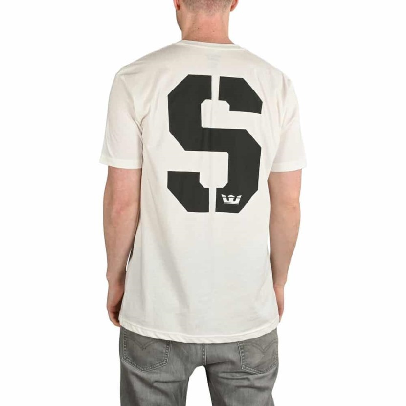Camiseta Supra Sstencil S/s Branca/preta