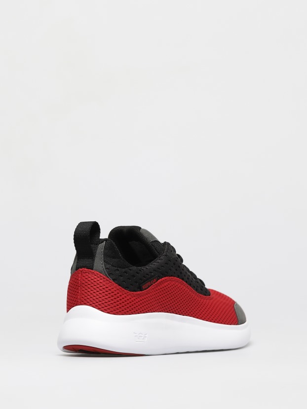 Sapatos Táticos Supra Fator Vermelho/preto Branco