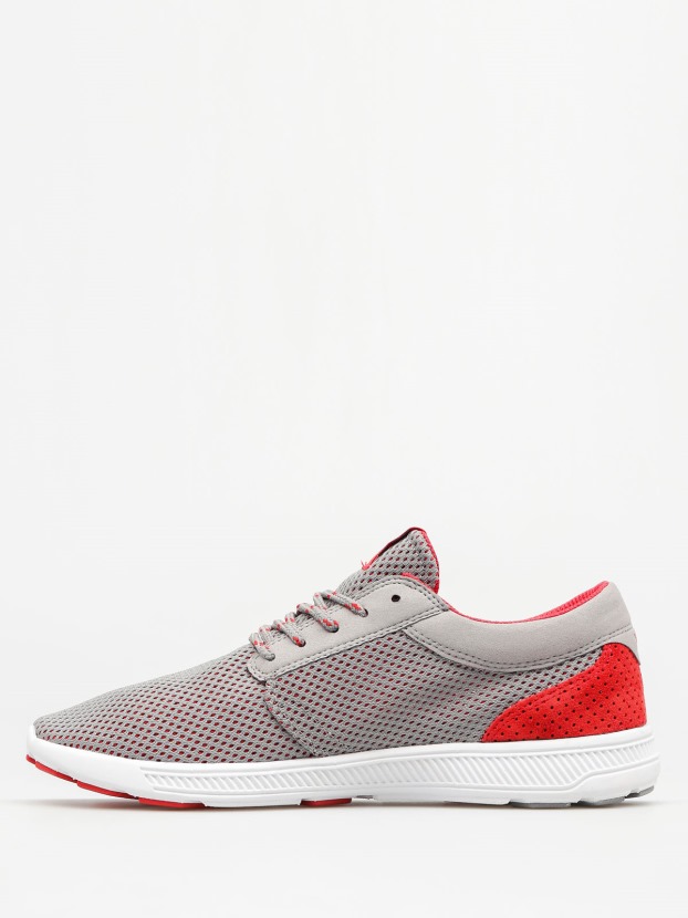 Sapatos Supra Martelo Run Cinza Vermelho