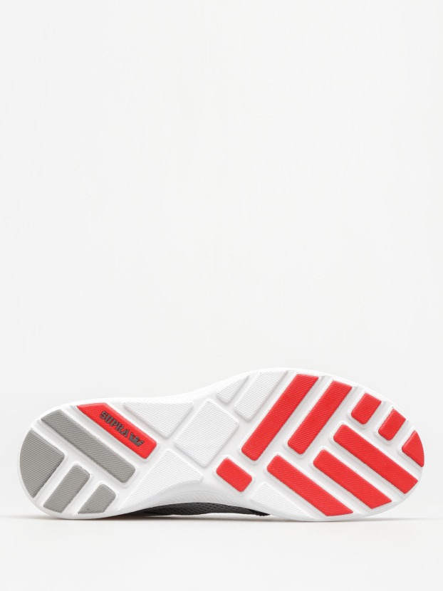 Sapatos Supra Martelo Run Cinza Vermelho