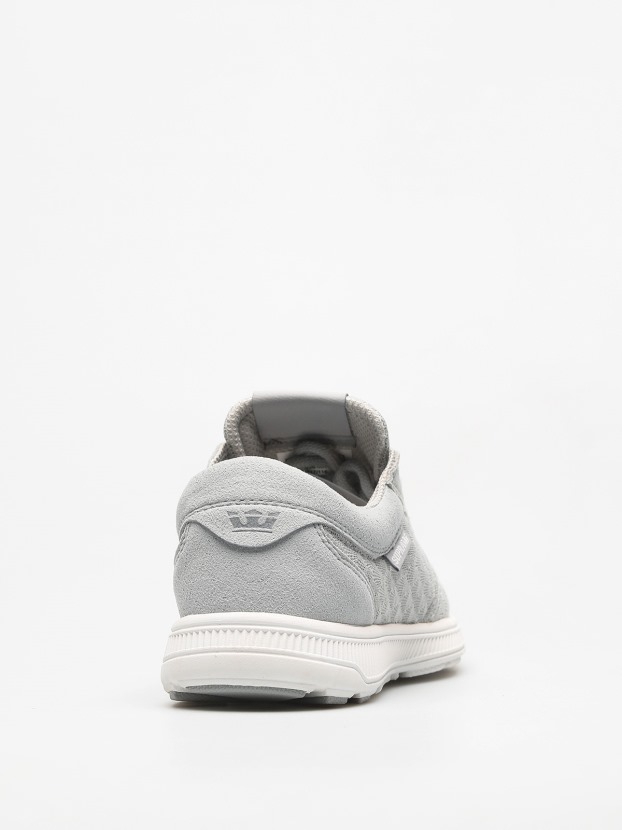 Sapatos Supra Portugal Martelado Cinza Claro Branco