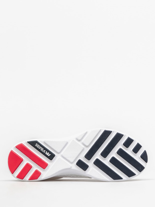 Sapatos Supra Portugal Martelado Branco/vermelho Branco