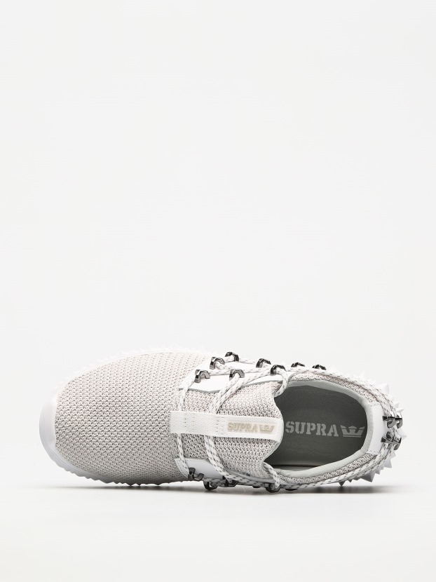 Sapatos Supra Malli Cool Cinza Branco