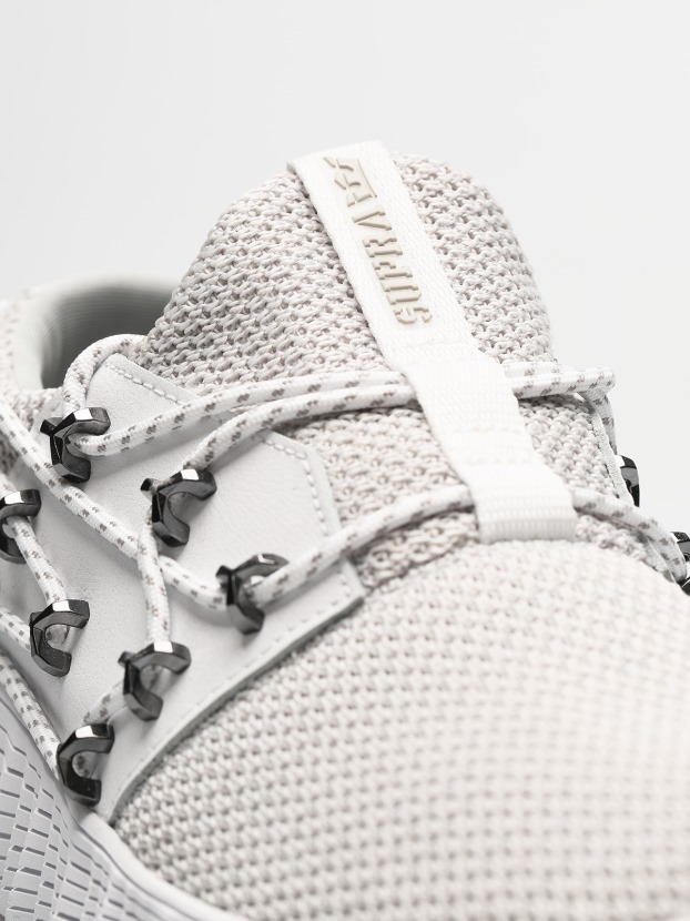 Sapatos Supra Malli Cool Cinza Branco