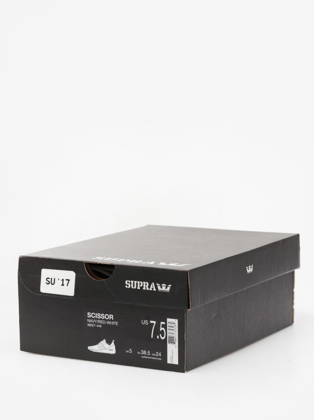 Sapatos Supra Tesoura Wmn Marinho/vermelho Branco