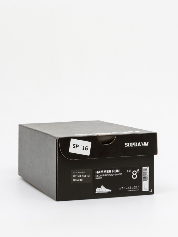 Tênis Supra Martelo Corrida Azul Neon/branco Marinho