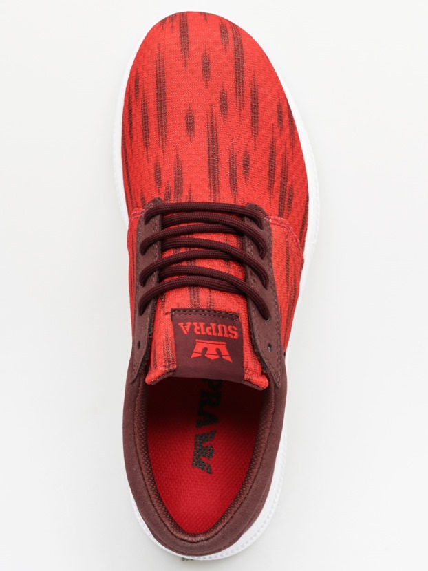 Tênis Supra Martelo Vermelho/branco Bordô